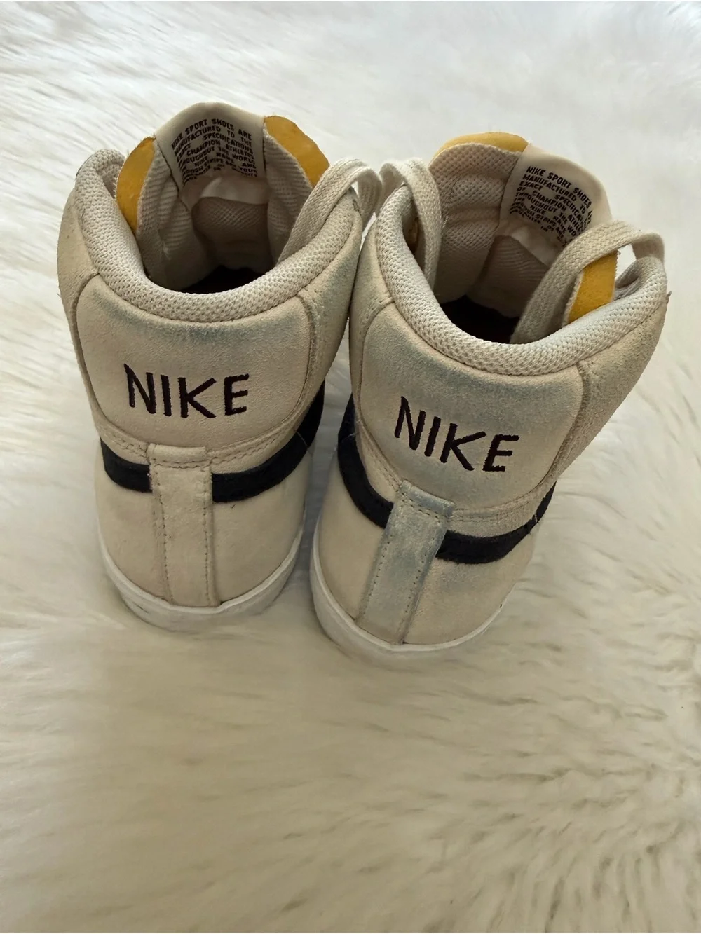 Nike Blazer Mid ‘77 Suede Beige/Black Sneakers Sz 7